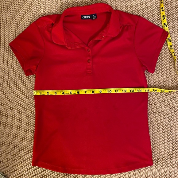 chaps natural stretch polo